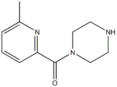 1-[(6-methylpyridin-2-yl)carbonyl]piperazine Structure
