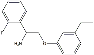 1-[1-amino-2-(3-ethylphenoxy)ethyl]-2-fluorobenzene