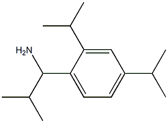 1-[2,4-bis(propan-2-yl)phenyl]-2-methylpropan-1-amine Structure