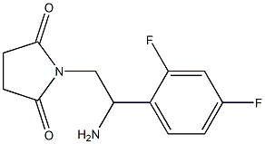  1-[2-amino-2-(2,4-difluorophenyl)ethyl]pyrrolidine-2,5-dione
