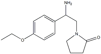  1-[2-amino-2-(4-ethoxyphenyl)ethyl]pyrrolidin-2-one