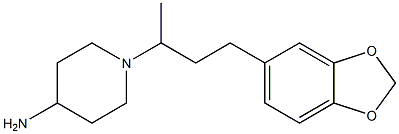 1-[4-(2H-1,3-benzodioxol-5-yl)butan-2-yl]piperidin-4-amine