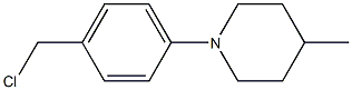 1-[4-(chloromethyl)phenyl]-4-methylpiperidine Structure