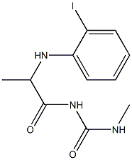 1-{2-[(2-iodophenyl)amino]propanoyl}-3-methylurea