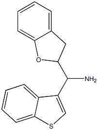 1-benzothiophen-3-yl(2,3-dihydro-1-benzofuran-2-yl)methanamine