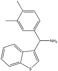 1-benzothiophen-3-yl(3,4-dimethylphenyl)methanamine