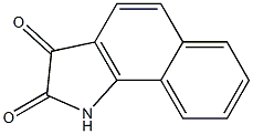 1H-benzo[g]indole-2,3-dione Structure