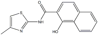 1-hydroxy-N-(4-methyl-1,3-thiazol-2-yl)naphthalene-2-carboxamide