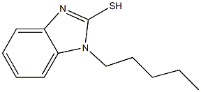 1-pentyl-1H-1,3-benzodiazole-2-thiol Structure