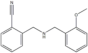 2-({[(2-methoxyphenyl)methyl]amino}methyl)benzonitrile