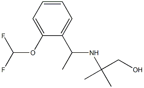  2-({1-[2-(difluoromethoxy)phenyl]ethyl}amino)-2-methylpropan-1-ol
