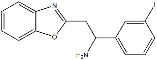 2-(1,3-benzoxazol-2-yl)-1-(3-iodophenyl)ethan-1-amine Structure