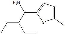 2-(1-amino-2-ethylbutyl)-5-methylthiophene,,结构式
