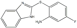  2-(1H-1,3-benzodiazol-2-ylsulfanyl)-5-fluoroaniline