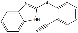 2-(1H-1,3-benzodiazol-2-ylsulfanyl)benzonitrile Structure