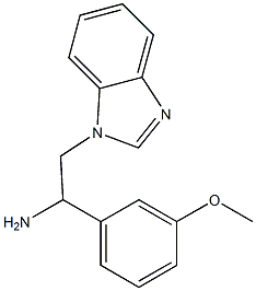 2-(1H-benzimidazol-1-yl)-1-(3-methoxyphenyl)ethanamine