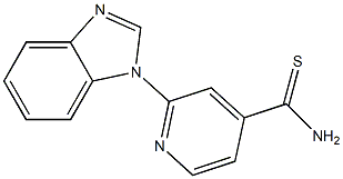 2-(1H-benzimidazol-1-yl)pyridine-4-carbothioamide Structure