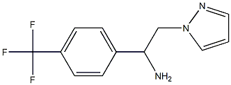 2-(1H-pyrazol-1-yl)-1-[4-(trifluoromethyl)phenyl]ethan-1-amine