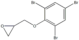 2-(2,4,6-tribromophenoxymethyl)oxirane Structure