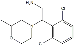 2-(2,6-dichlorophenyl)-2-(2-methylmorpholin-4-yl)ethan-1-amine Structure