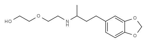 2-(2-{[4-(2H-1,3-benzodioxol-5-yl)butan-2-yl]amino}ethoxy)ethan-1-ol Structure