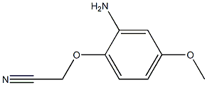 2-(2-amino-4-methoxyphenoxy)acetonitrile Structure