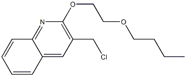 2-(2-butoxyethoxy)-3-(chloromethyl)quinoline Structure