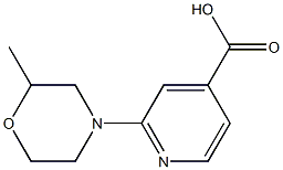2-(2-methylmorpholin-4-yl)pyridine-4-carboxylic acid Structure