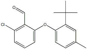 2-(2-tert-butyl-4-methylphenoxy)-6-chlorobenzaldehyde 结构式