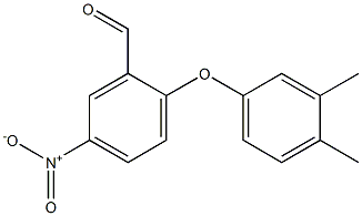  2-(3,4-dimethylphenoxy)-5-nitrobenzaldehyde