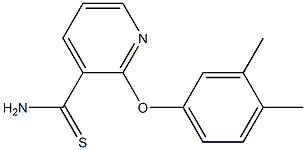 2-(3,4-dimethylphenoxy)pyridine-3-carbothioamide