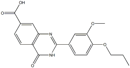 2-(3-methoxy-4-propoxyphenyl)-4-oxo-3,4-dihydroquinazoline-7-carboxylic acid