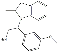 2-(3-methoxyphenyl)-2-(2-methyl-2,3-dihydro-1H-indol-1-yl)ethan-1-amine