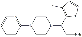  2-(3-methylthiophen-2-yl)-2-[4-(pyridin-2-yl)piperazin-1-yl]ethan-1-amine
