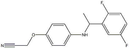  2-(4-{[1-(2,5-difluorophenyl)ethyl]amino}phenoxy)acetonitrile