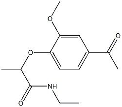 2-(4-acetyl-2-methoxyphenoxy)-N-ethylpropanamide