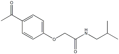 2-(4-acetylphenoxy)-N-isobutylacetamide
