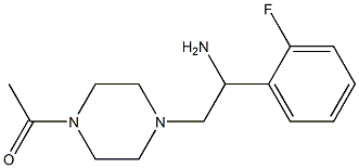 2-(4-acetylpiperazin-1-yl)-1-(2-fluorophenyl)ethanamine