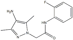  2-(4-amino-3,5-dimethyl-1H-pyrazol-1-yl)-N-(2-fluorophenyl)acetamide