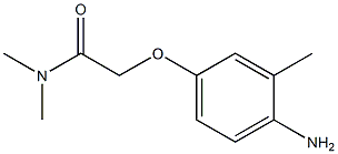 2-(4-amino-3-methylphenoxy)-N,N-dimethylacetamide Structure