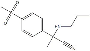 2-(4-methanesulfonylphenyl)-2-(propylamino)propanenitrile