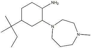  2-(4-methyl-1,4-diazepan-1-yl)-4-(2-methylbutan-2-yl)cyclohexan-1-amine