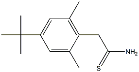 2-(4-tert-butyl-2,6-dimethylphenyl)ethanethioamide Struktur