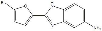 2-(5-bromo-2-furyl)-1H-benzimidazol-5-amine Structure