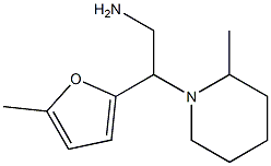 2-(5-methyl-2-furyl)-2-(2-methylpiperidin-1-yl)ethanamine Structure