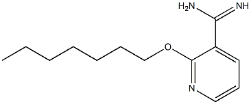 2-(heptyloxy)pyridine-3-carboximidamide Structure