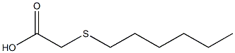 2-(hexylsulfanyl)acetic acid 结构式