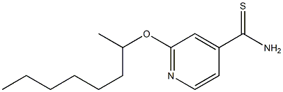 2-(octan-2-yloxy)pyridine-4-carbothioamide