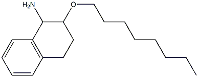 2-(octyloxy)-1,2,3,4-tetrahydronaphthalen-1-amine Structure