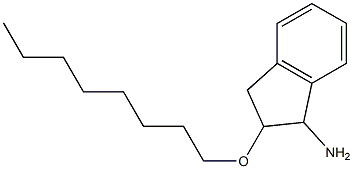 2-(octyloxy)-2,3-dihydro-1H-inden-1-amine
